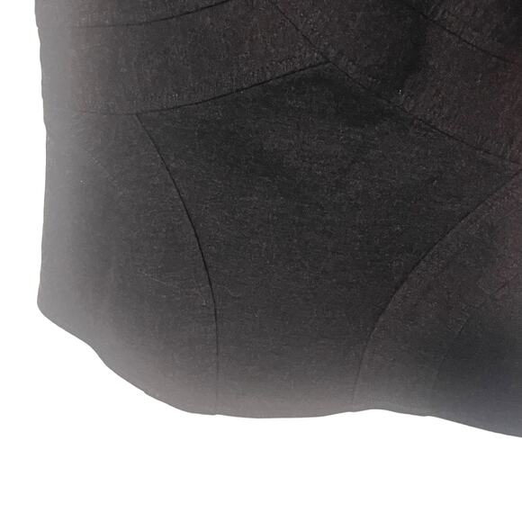 Nanette Lepore Y2k Women's Size 8 Dark Grey Corset Gothic Top - Picture 5 of 11